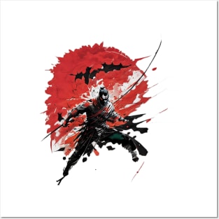 Samurai Warrior Posters and Art